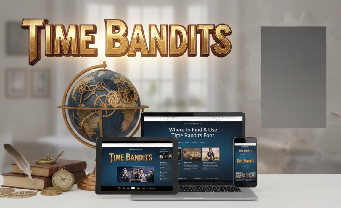 Where to Find and Use the Time Bandits Font