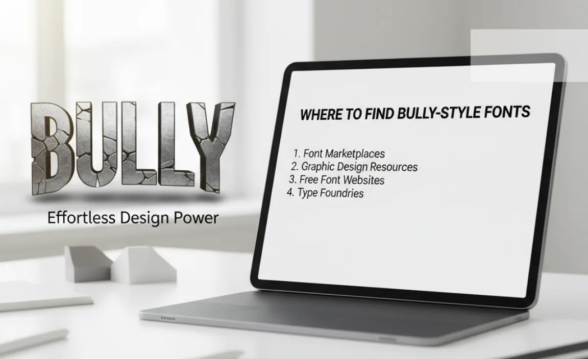 Where to Find Bully-Style Fonts