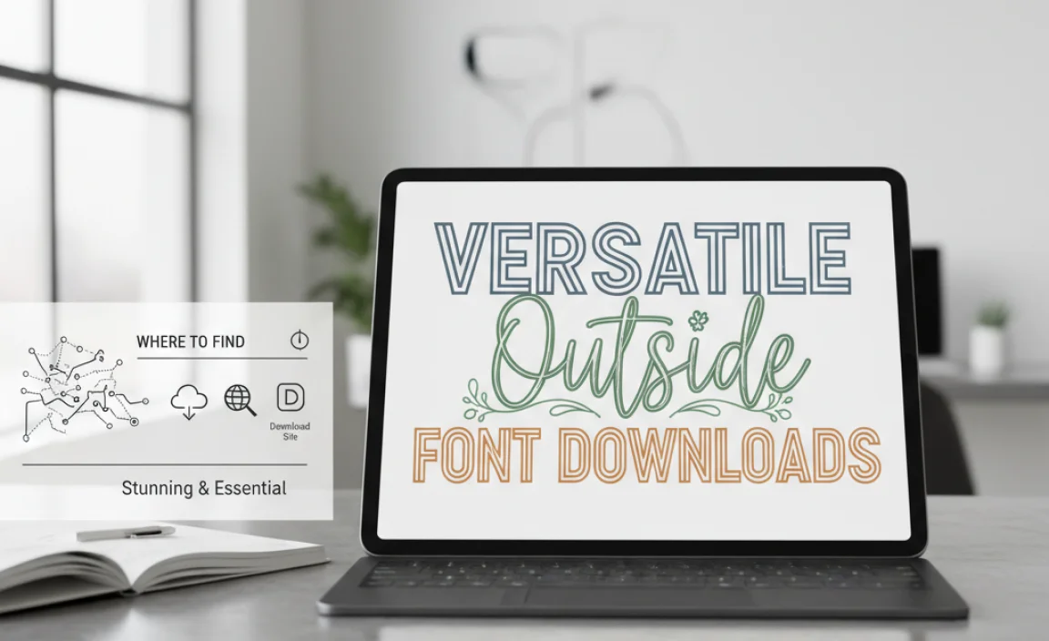Where to Find Versatile Outside Font Downloads
