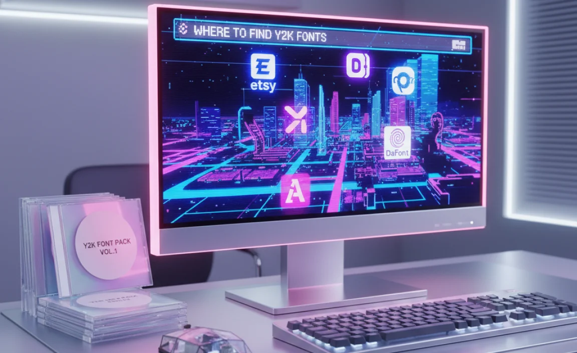 Where to Find Y2K Fonts