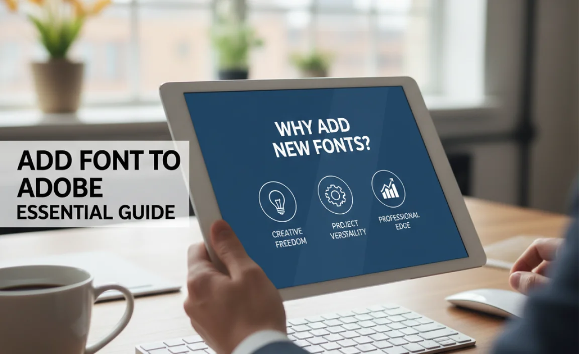 Why Add New Fonts to Adobe?