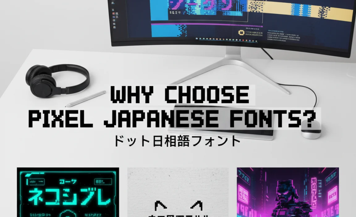 Why Choose Pixel Japanese Fonts for Your Designs?