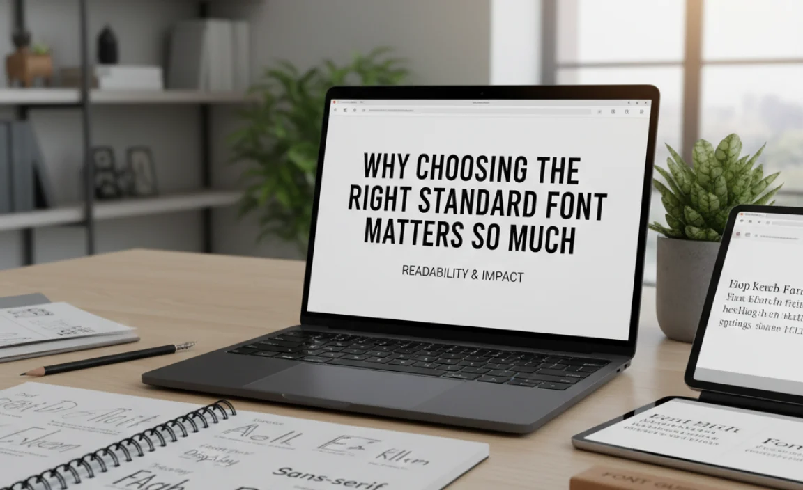 Why Choosing The Right Standard Font Matters So Much