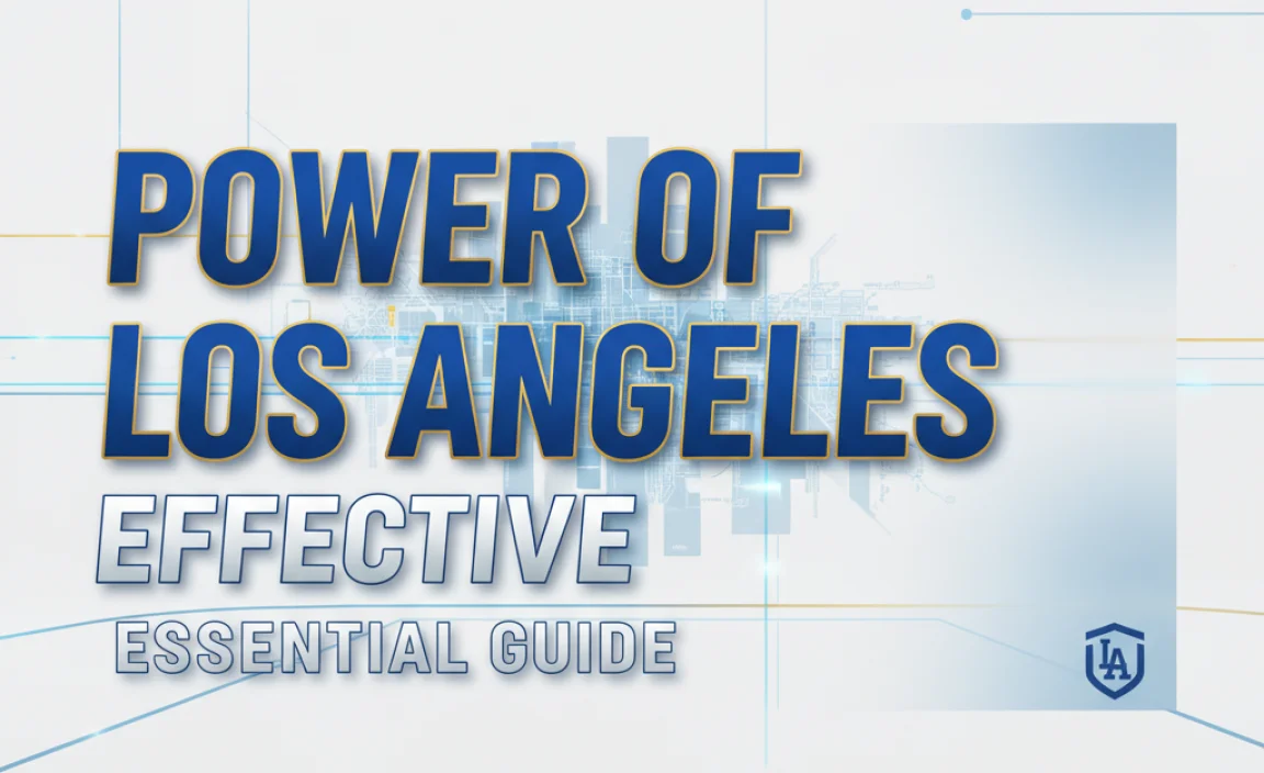 Why is “Power of Los Angeles” Font So Effective?
