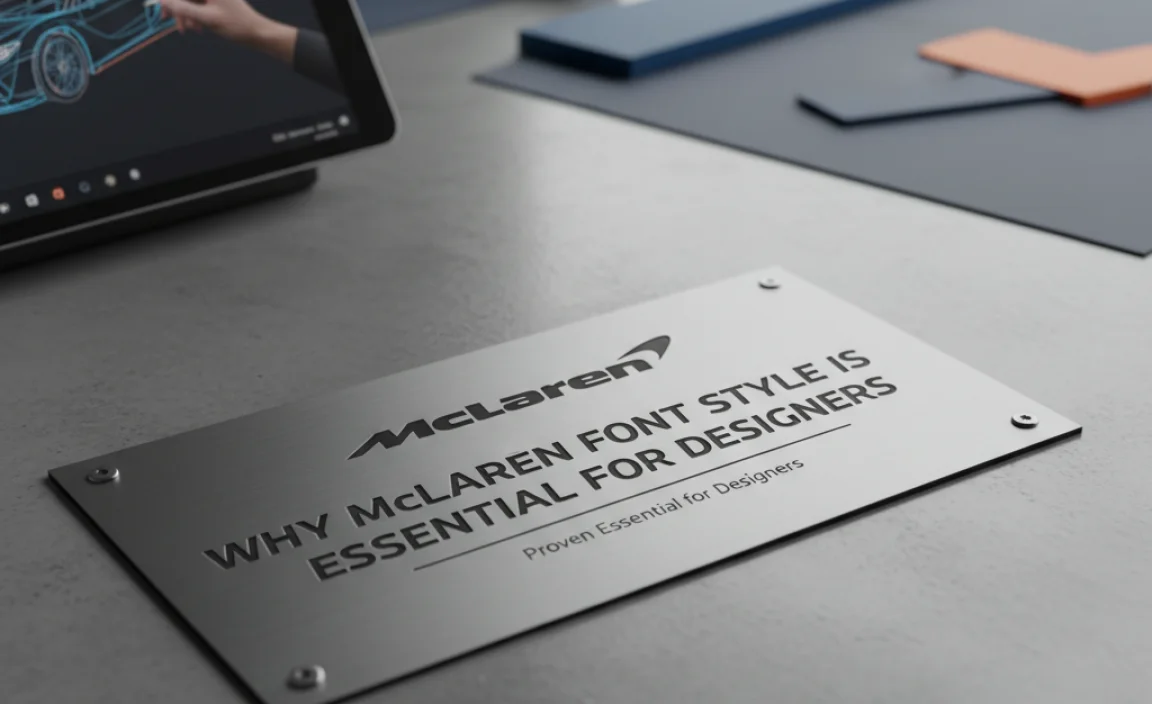 Why McLaren Font Style is Essential for Designers