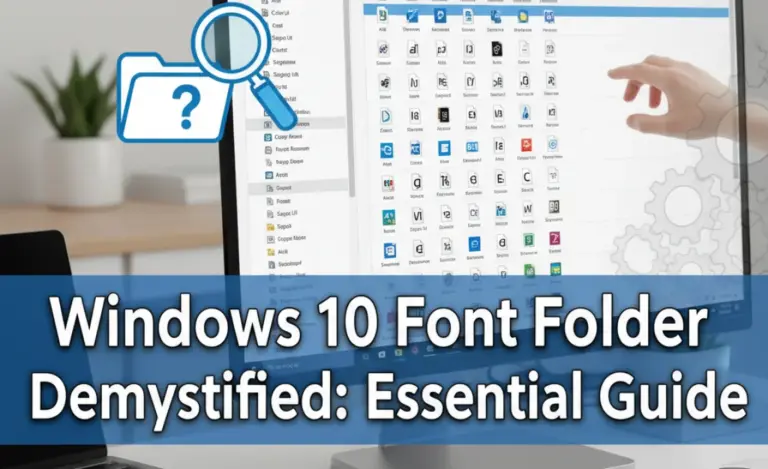 Windows 10 Font Folder Demystified: Essential Guide