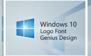 Windows 10 Logo Font: Genius Design