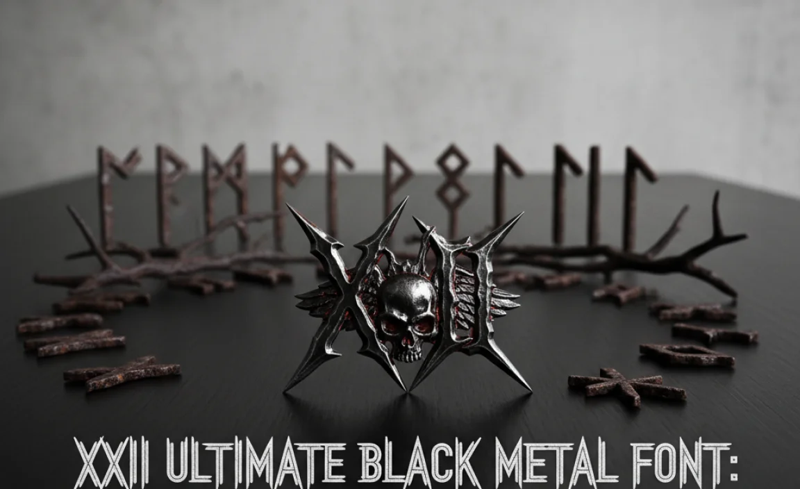 XXII Ultimate Black Metal Font: Essential Styles