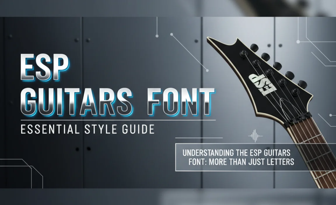 ESP Guitars Font: Essential Style Guide